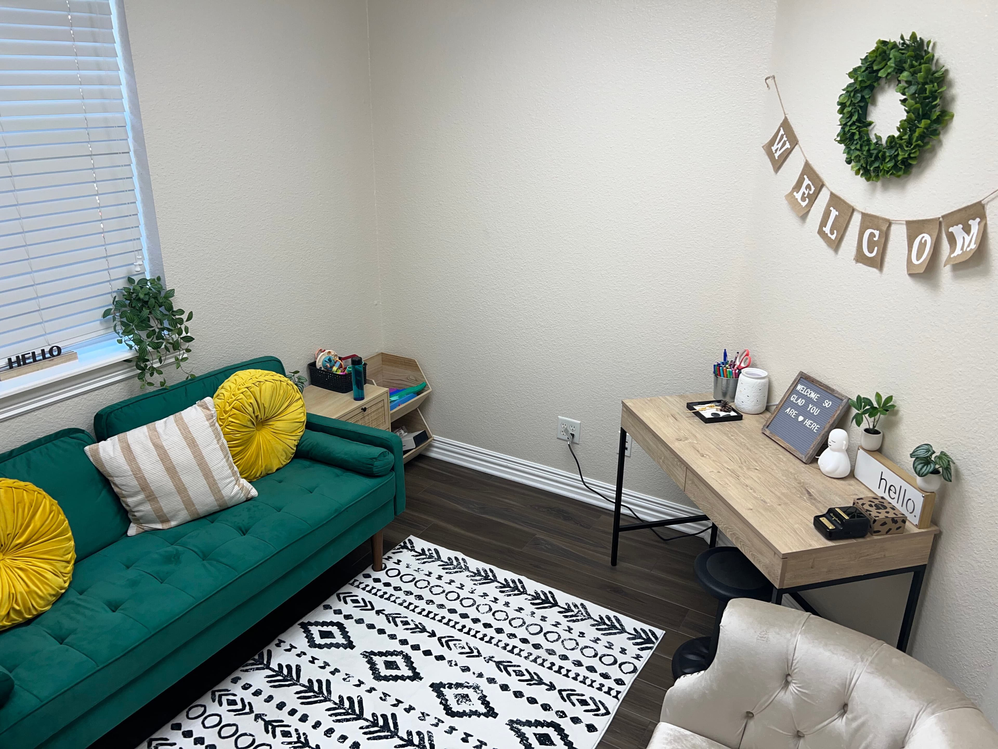 Welcoming counseling office